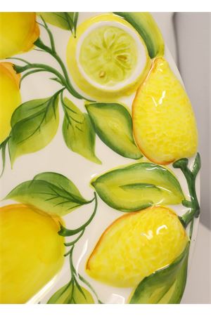 coppa con limoni in rilievo L'Oasi ceramiche | COPPALIMONIRILIEVODIPGIALLO